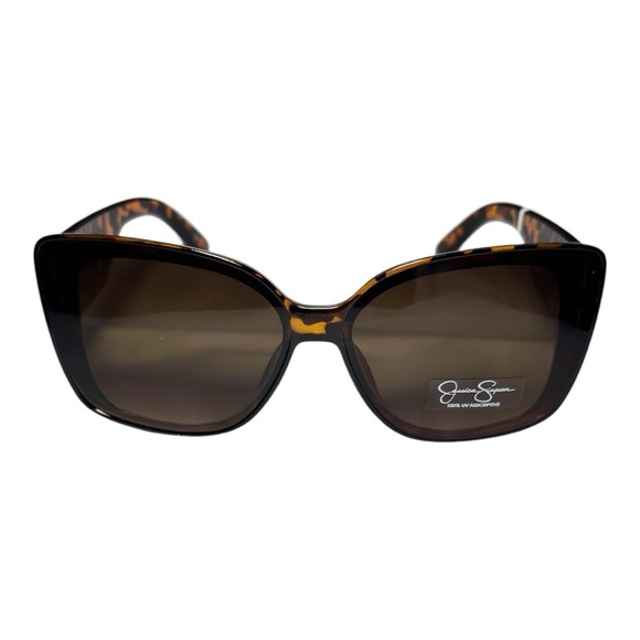 Jessica Simpson Oversized Cat Eye Tortoise Shell Sunglasses JS - Picture 1 of 4